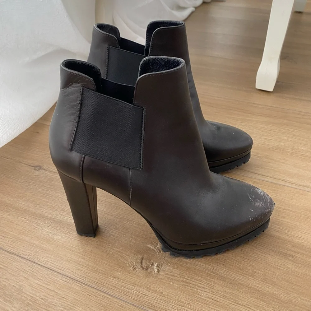 All Saints Black Booties - Picture 1 of 8